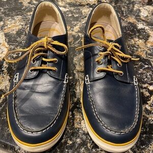 Mens Fitflop navy blue lace up loafers size 11